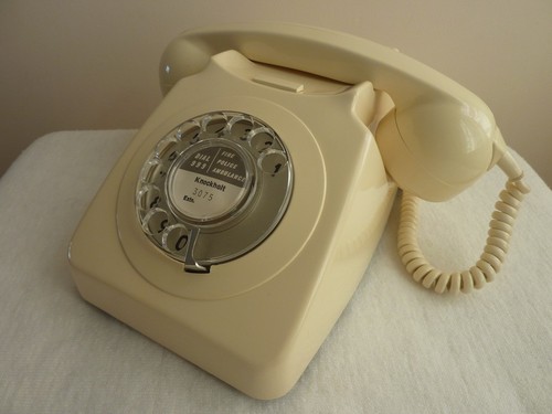 Vintage rotary dial - vintage, landline