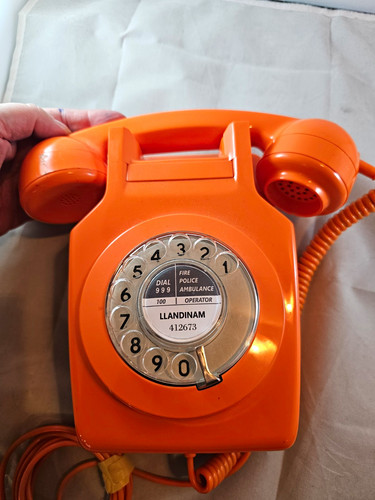 Vintage gpo 741 orange - 741, rotary