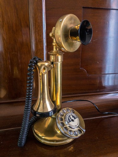 Vintage rotary dial - phone, –