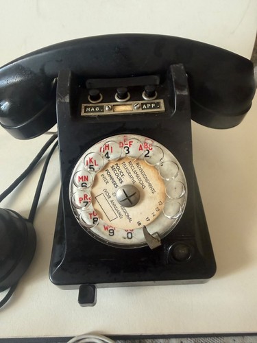 Vintage black rotary - vintage,