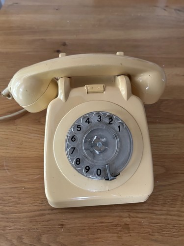Vintage 1960s cream gpo rotary - 1960s,