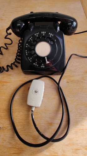 Vintage gpo black rotary - gpo, dial