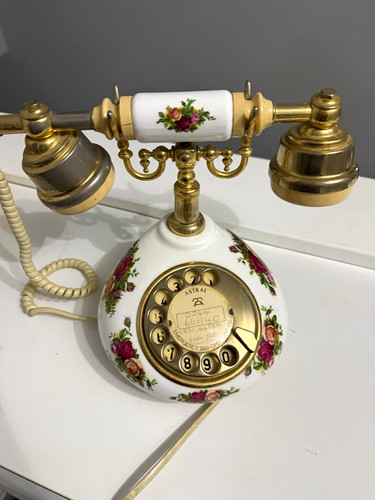 Astral 1980s floral rotary - 1980s,