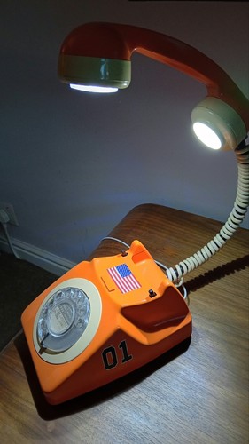 1970s retro rotary telephone - 1970s,