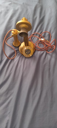 Antique candlestick telephone - antique,